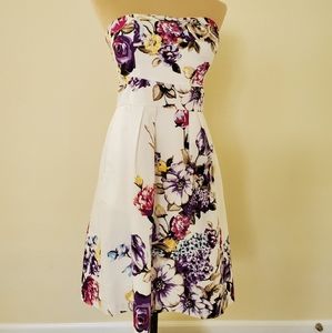 White House Black Market Strapless Dress